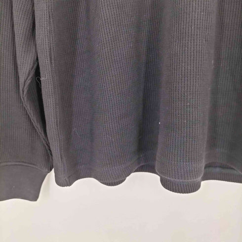 ニューエラ NEW ERA BLACK LABEL オーバーサイズド ワッフル Tシャツ メンズ JPN:L