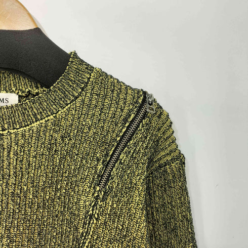 レイビームス Ray BEAMS 24AW メランジ ショルダー ジップ ニット レディース