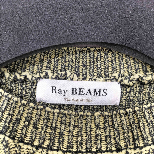 レイビームス Ray BEAMS 24AW メランジ ショルダー ジップ ニット レディース
