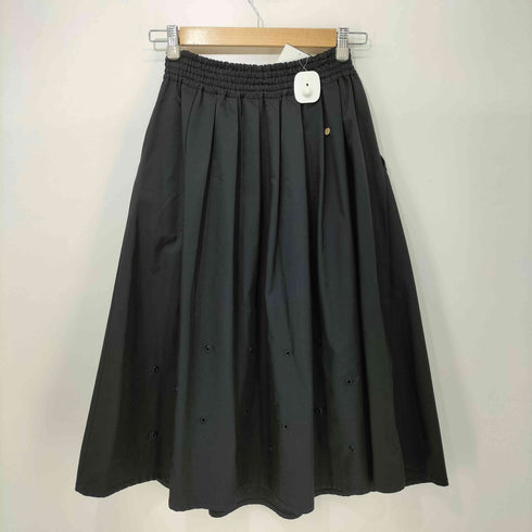 ミュベール MUVEIL Eyelet Detail Midi Skirt レディース JPN:38
