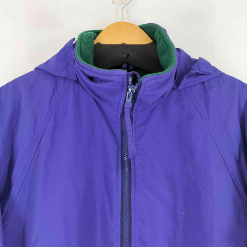 エディーバウアー Eddie Bauer 80S-90S USA製 フリース ナイロンジャケット レディース JPN:M