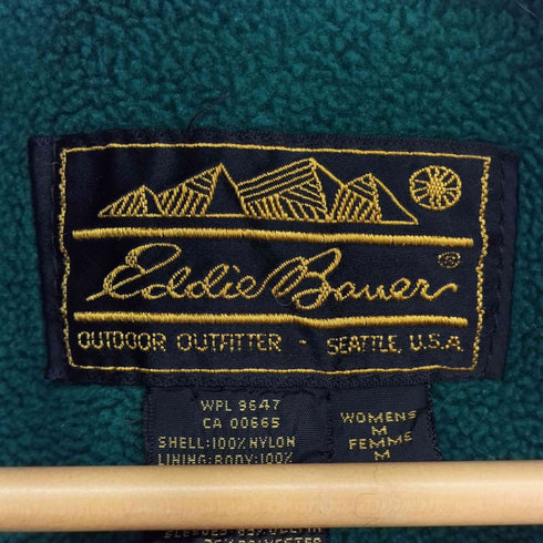 エディーバウアー Eddie Bauer 80S-90S USA製 フリース ナイロンジャケット レディース JPN:M
