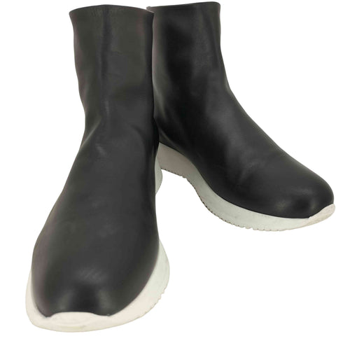 ジャンビトロッシ Gianvito Rossi イタリア製 ジップアップ レザー ショートブーツ メンズ EUR:39