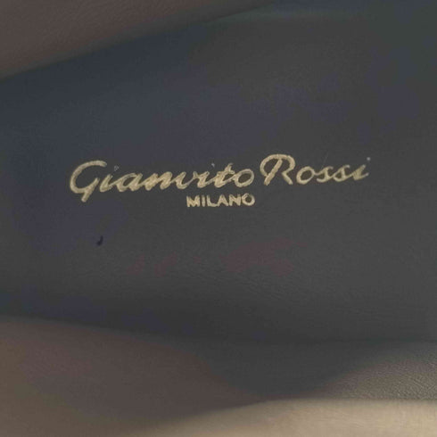 ジャンビトロッシ Gianvito Rossi イタリア製 ジップアップ レザー ショートブーツ メンズ EUR:39