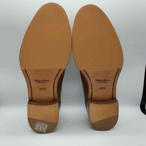 ラルフローレンパープルレーベル RALPH LAUREN PURPLE LABEL Collection Layton 20MM バーニッシュドカーフスキン オックスフォード レディース 36