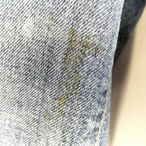 ラルフローレンパープルレーベル RALPH LAUREN PURPLE LABEL レザーパッチ ストレート デニムパンツ メンズ