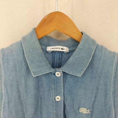ラコステ LACOSTE インディゴ ポロワンピース レディース JPN:38