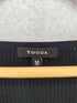 トッカ TOCCA シルク100 リブ編み カーディガン レディース JPN:M