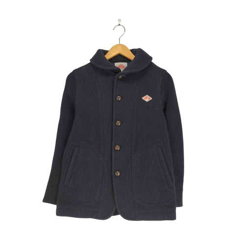 ダントン DANTON ウールモッサジャケット 胡桃ボタン ショールカラー レディース JPN:36
