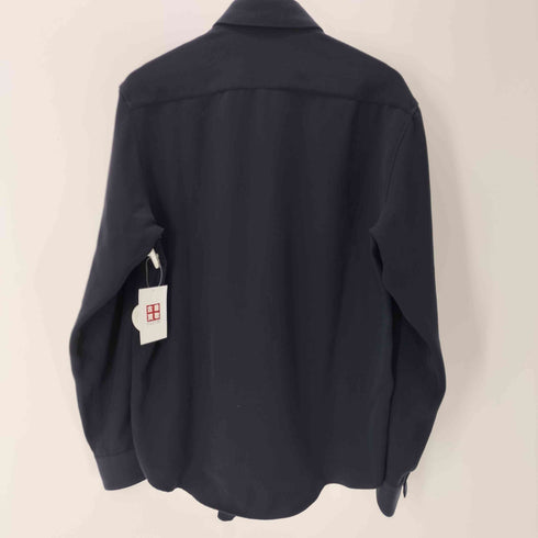 ジョルジオアルマーニ Giorgio Armani BORGO 21 イタリア製 コンシールボタンダウン L/S ポリ シャツ メンズ 40 15 3/4