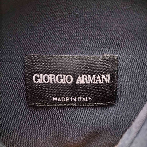 ジョルジオアルマーニ Giorgio Armani BORGO 21 イタリア製 コンシールボタンダウン L/S ポリ シャツ メンズ 40 15 3/4