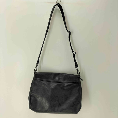 ザラ ZARA Leather Puff Crossbody Bag レザー パフ クロスボディ ショルダー バッグ メンズ M