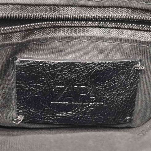 ザラ ZARA Leather Puff Crossbody Bag レザー パフ クロスボディ ショルダー バッグ メンズ M