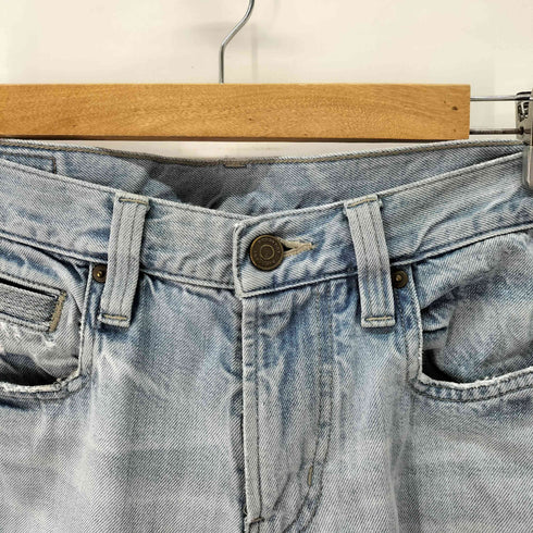 バーバリー BURBERRY ダメージ ローライズ スリムデニム メンズ