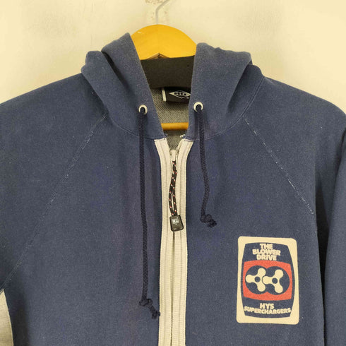 ヒステリックグラマー HYSTERIC GLAMOUR 90S ロゴプリント ジップアップパーカー メンズ JPN:S