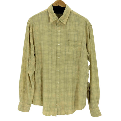 BREAKWATER 90s レーヨン混L/Sチェックシャツ メンズ JPN:M