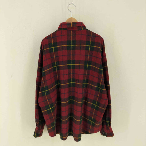 ギャップ Gap 90S ウール チェックシャツ メンズ XL