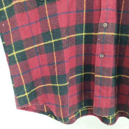 ギャップ Gap 90S ウール チェックシャツ メンズ XL
