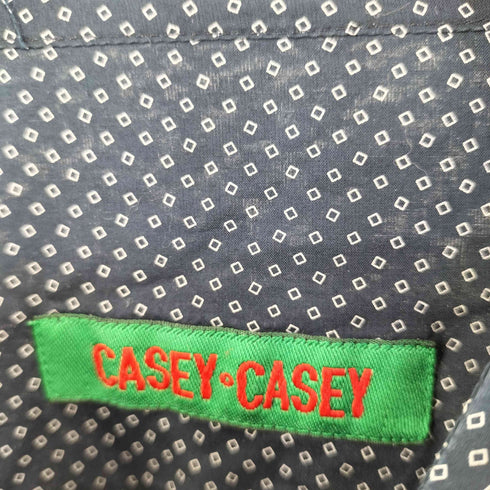 ケーシーケーシー CASEY CASEY 小紋柄 バンドカラーシャツワンピース レディース JPN:S
