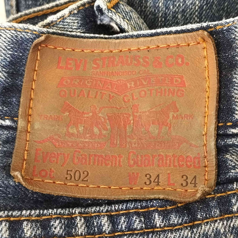 リーバイス Levis 00s 502 ジップフライ5Pデニム フェード メンズ W34L34