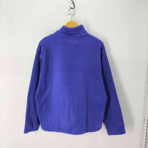 ランズエンド LANDS END USA製 ハーフジップ フリース 裾ドローコード メンズ import:M