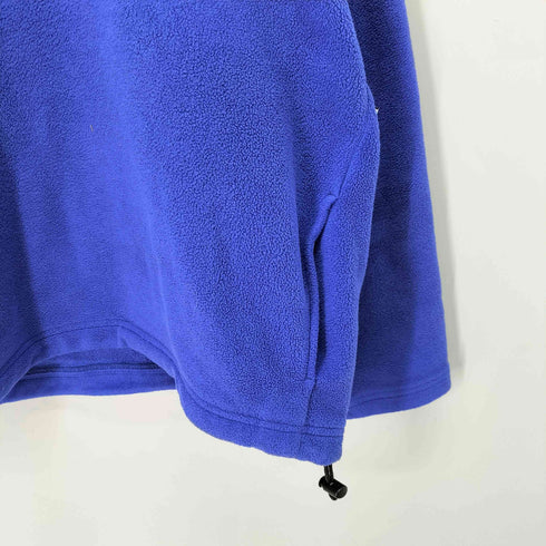 ランズエンド LANDS END USA製 ハーフジップ フリース 裾ドローコード メンズ import:M