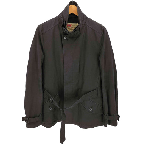 トラディショナルウェザーウェア Traditional Weatherwear 比翼 チンストラップ ステンカラー ハーフ コート メンズ UK:36