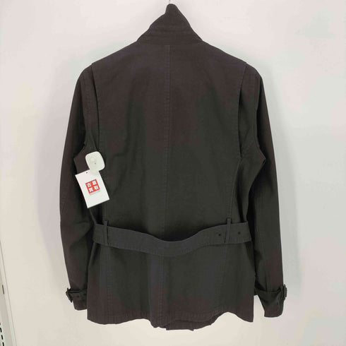 トラディショナルウェザーウェア Traditional Weatherwear 比翼 チンストラップ ステンカラー ハーフ コート メンズ UK:36