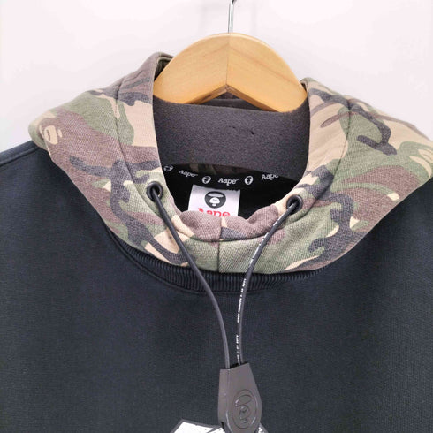 エーエイプバイアベイシングエイプ AAPE BY A BATHING APE Moonface camo hoodie メンズ JPN:XL