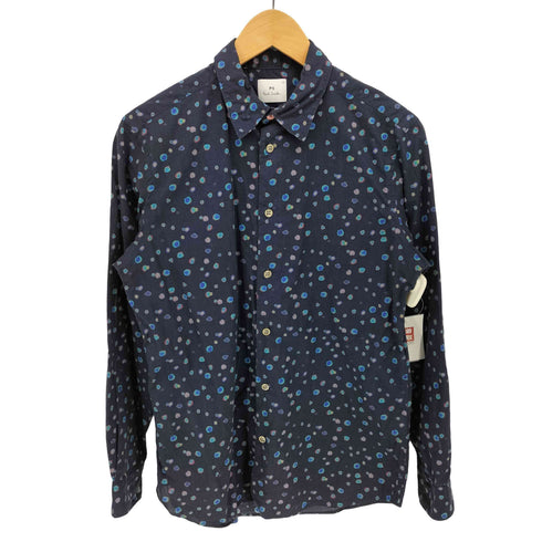 ピーエスポールスミス PS Paul Smith ドット シェルボタン レギュラーカラー L/S シャツ メンズ import:S
