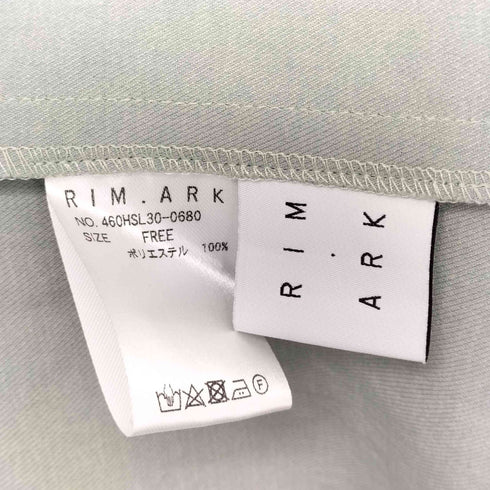 リムアーク RIM.ARK Square silhouette tie tops レディース FREE