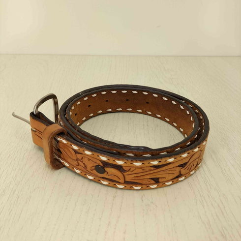 trudy ウエスタン レザーベルト メンズ