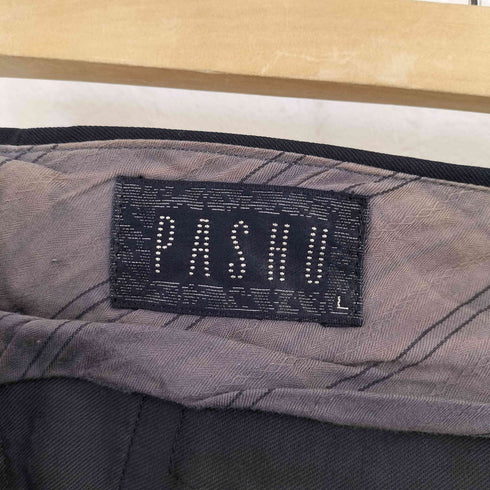 PASHU 60-70S 片爪YKKジップ タック スラックス メンズ L