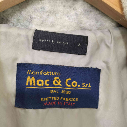 アパートバイローリーズ apart by lowrys MAC&CO イタリア製生地 ウール ダウンコート レディース JPN:L