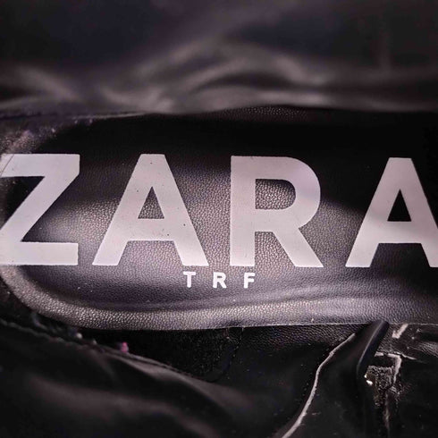 ザラ ZARA クロコ型押し ショートブーツ レディース 40