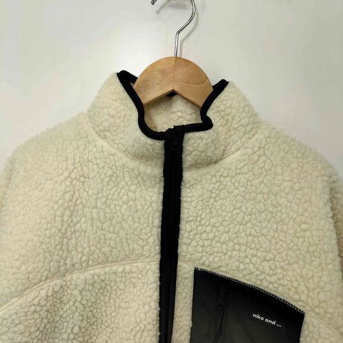 ニコアンド niko and... ボア ロング コート レディース FREE