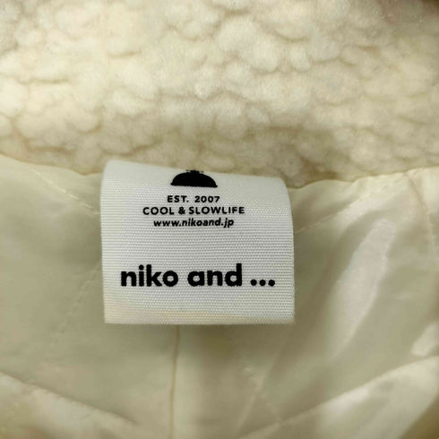 ニコアンド niko and... ボア ロング コート レディース FREE