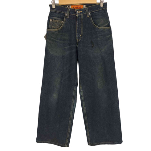 リーバイス Levis 90S 96年製 USA製 MASSIVE バギーワイドデニム 濃紺 メンズ 28/32