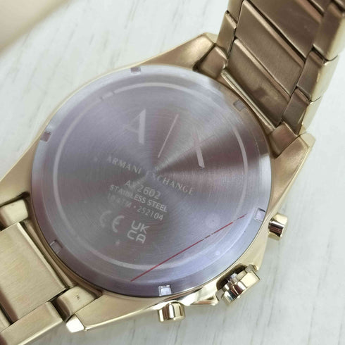 アルマーニエクスチェンジ ARMANI EXCHANGE クロノグラフ オールゴールド ウォッチ メンズ