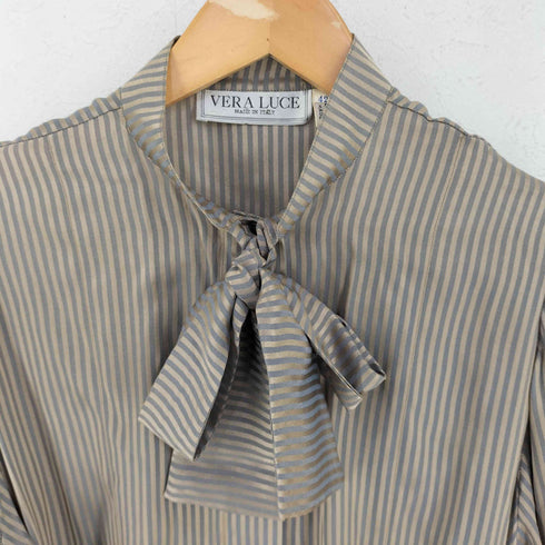 vera luce イタリア製 シルクシャツ レディース 42
