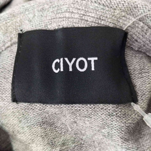 CIYOT スウェットライクビッグフードニットパーカー メンズ JPN:M
