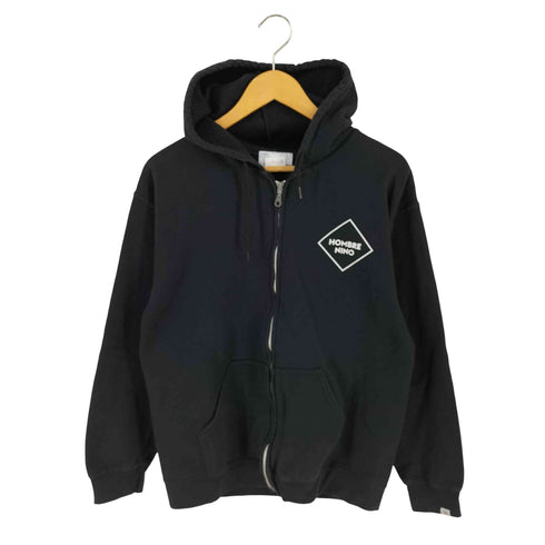 オンブレニーニョ HOMBRE Nino バックビックロゴワッペン ジップアップパーカー メンズ M