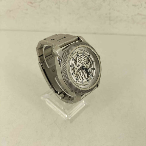 フォッシル FOSSIL MACHINE オートマティック シースルーバック ステンレススチール ウォッチ レディース