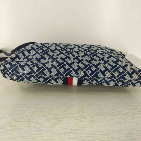 トミーヒルフィガー TOMMY HILFIGER ロゴ総柄 ミニポーチ付き ショルダーバッグ メンズ