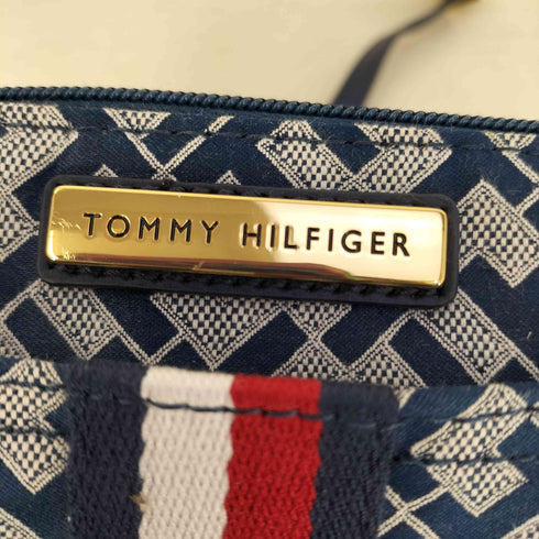 トミーヒルフィガー TOMMY HILFIGER ロゴ総柄 ミニポーチ付き ショルダーバッグ メンズ