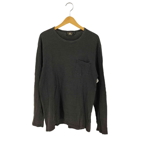 ダブルアールエルラルフローレン RRL RALPH LAUREN 長袖コットンポケットTシャツ メンズ L