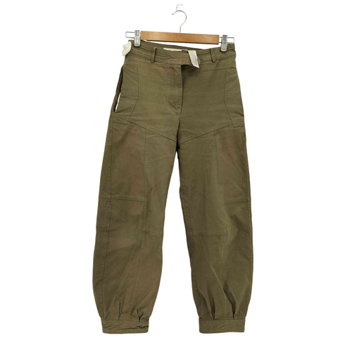 ザラ ZARA SRPLS ジッパーフライ ワーク カーゴパンツ レディース XS