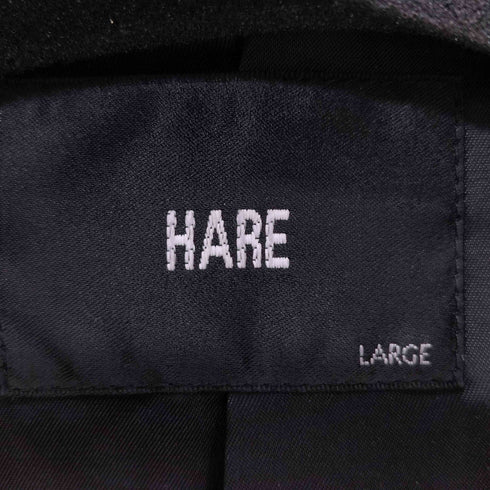 ハレ HARE 尾州 ウール ツイード チェスターコート メンズ JPN:L