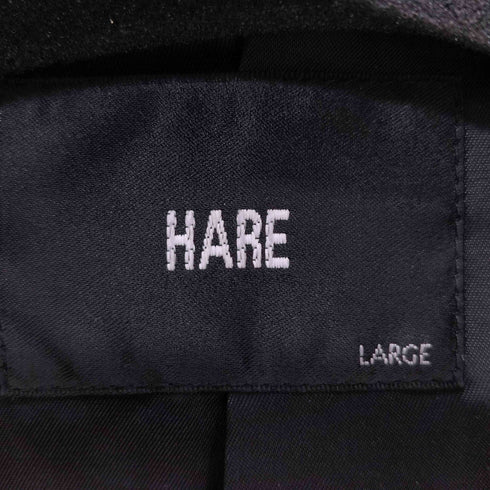 ハレ HARE 尾州 ウール ツイード チェスターコート メンズ JPN:L
