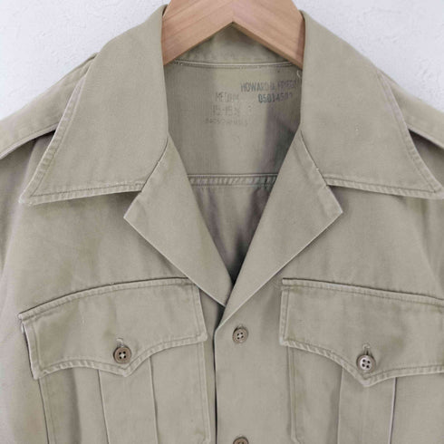 ユーエスアーミー U.S. ARMY 50S ミリタリー チノ シャツ メンズ import:M